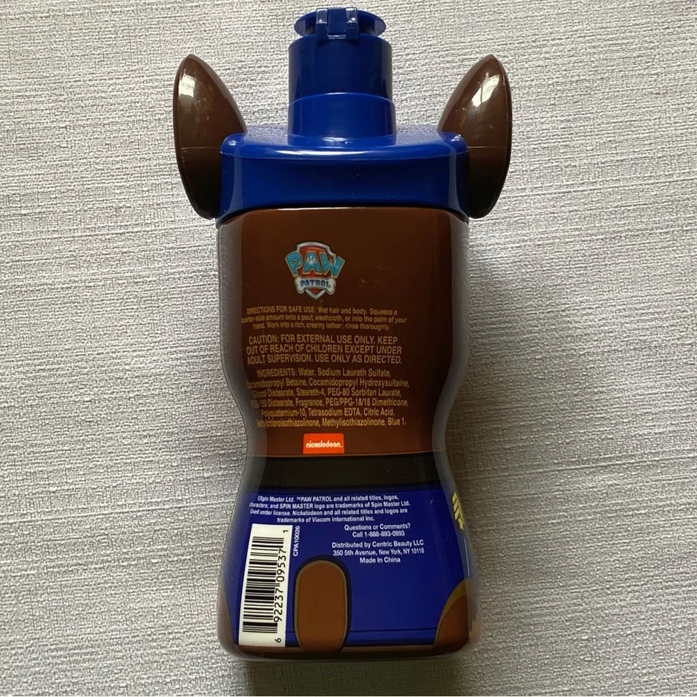 Paw Patrol Blueberry Bark 3 In 1 Body Wash Shampoo Conditioner Nickelodeon